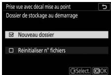 NIKON Z5+24-50MM+FTZ - - Choisissez les options de dossier au démarrage. - 2