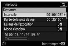 NIKON Z5+24-50MM+FTZ - Paramétriez les réglages de la vente time-lapse. - 1
