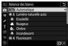 NIKON Z5+24-50MM+FTZ - Menu Balance des blancs: réglage précis - 1