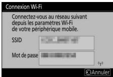 NIKON Z5+24-50MM+FTZ - [Établir la connexion Wi-Fi] et appuyez sur ©. - 2