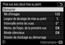 NIKON Z5+24-50MM+FTZ - Mettez en surbrillance [Demarrer] et appuyez sur OK. - 1