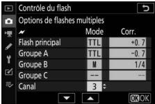 NIKON Z5+24-50MM+FTZ - :modifiez l'intensité des flashes et choisissez le canal et le mode de contrôle. - 2
