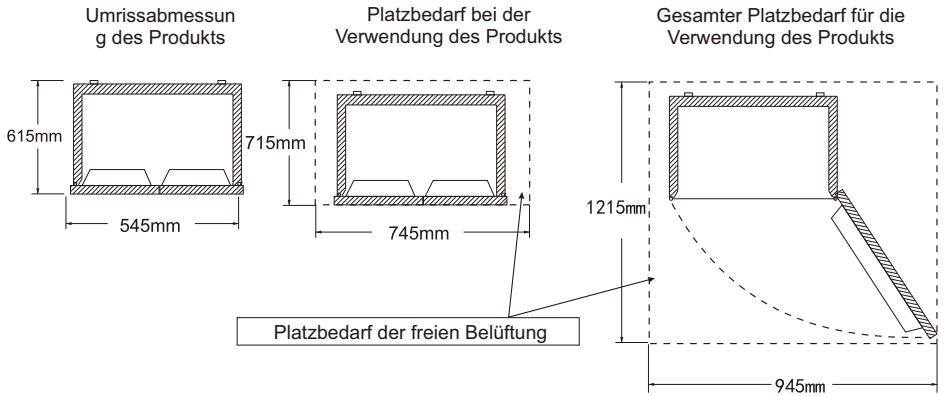 TCL RF282BSFO - Dieser Kühlschrank kann nicht als Einbaugerät verwendet werden. - 1