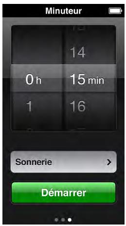 APPLE iPD NANO 16GB WH/SLV - Pour régler le minuteur: - 1