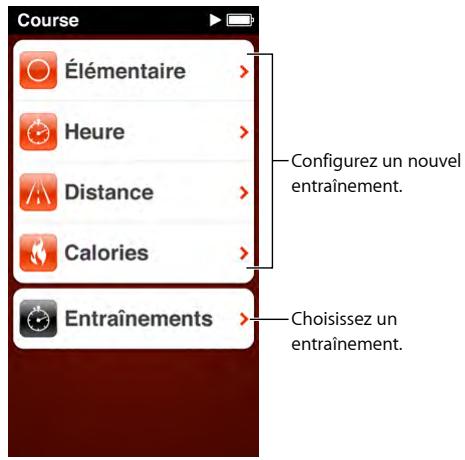 APPLE iPD NANO 16GB WH/SLV - Création d'entrainements avec de la musique - 1