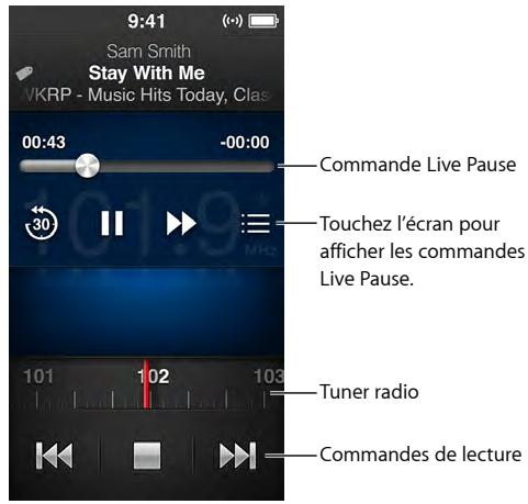 APPLE iPD NANO 16GB WH/SLV - Écoute de la radio FM - 1