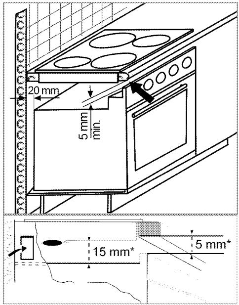 BEKO HIIL63401MT - Installation des produits Si le four est en bas: - 1