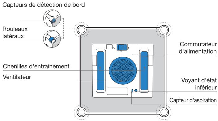 ECOVACS WINBOT920 - Vuede dessous - 1