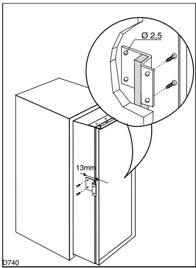 SAUTER SLVA34 - Dimensions de la niche - 3