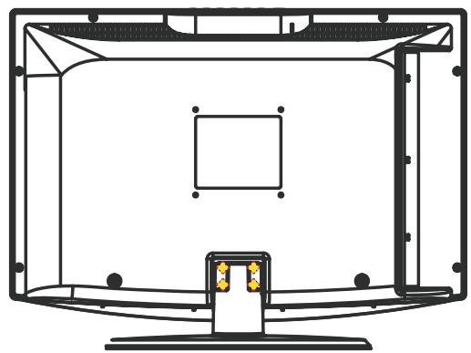 TOKAI LTL 1405 - FIXATION DU TV SUR LE SUPPORT - 2