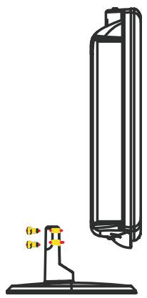 TOKAI LTL 1405 - FIXATION DU TV SUR LE SUPPORT - 1