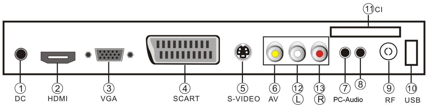 TOKAI LTL 1405 - Les connectiques - 1