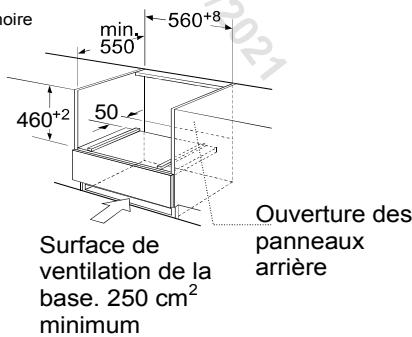 DARTY CMC245BS - Dimensions d'installation - 2