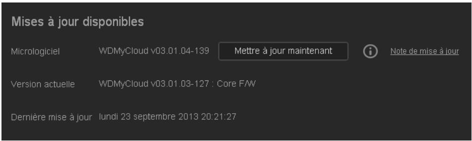 WESTERN DIGITAL MY CLOUD 3TO - Recherche manuelle de mises à jour - 1