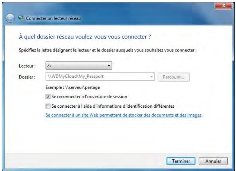 WESTERN DIGITAL MY CLOUD 3TO - Connexion d'un lecteur USB (Windows seulement) - 2
