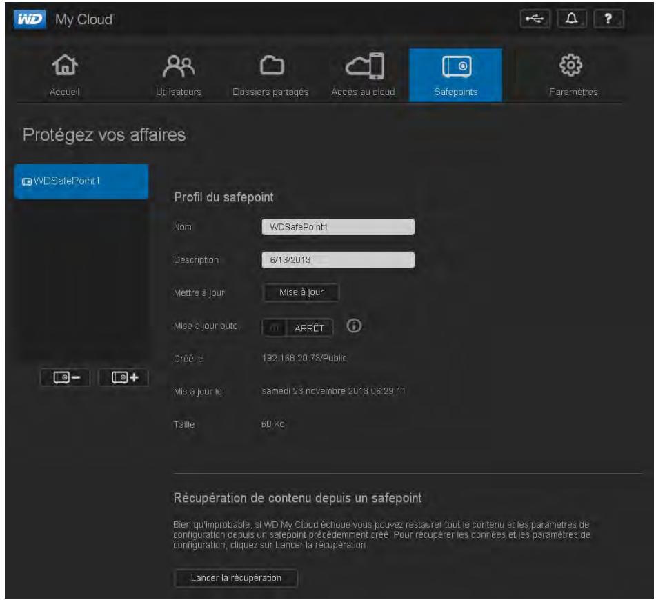 WESTERN DIGITAL MY CLOUD 3TO - Récupération d'un point de restauration - 1