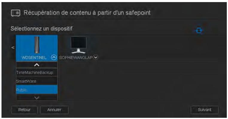 WESTERN DIGITAL MY CLOUD 3TO - Récupération d'un point de restauration - 4