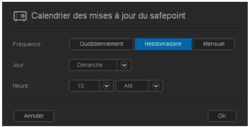 WESTERN DIGITAL MY CLOUD 3TO - Pourmettreà jour automatiquement un point de restauration : - 1