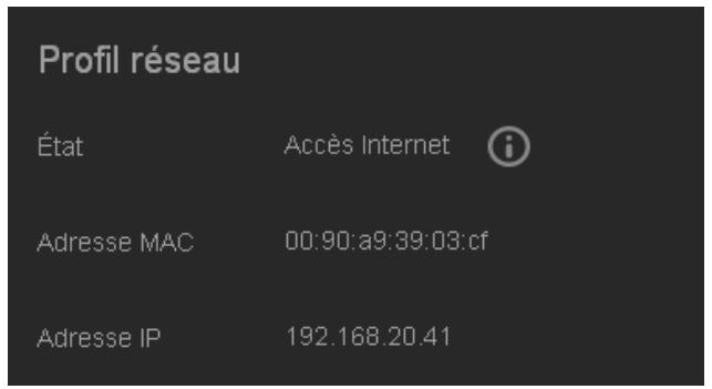 WESTERN DIGITAL MY CLOUD 3TO - Profil réseau - 1