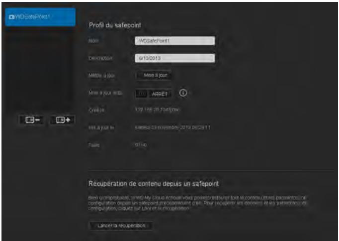 WESTERN DIGITAL MY CLOUD 3TO - Pour creator un point de restauration pour votre apparéil WD My Cloud : - 11