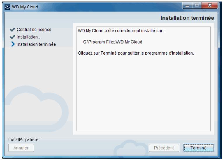 WESTERN DIGITAL MY CLOUD 3TO - Installation et accès à l'app WD My Cloud™ for Desktop - 5