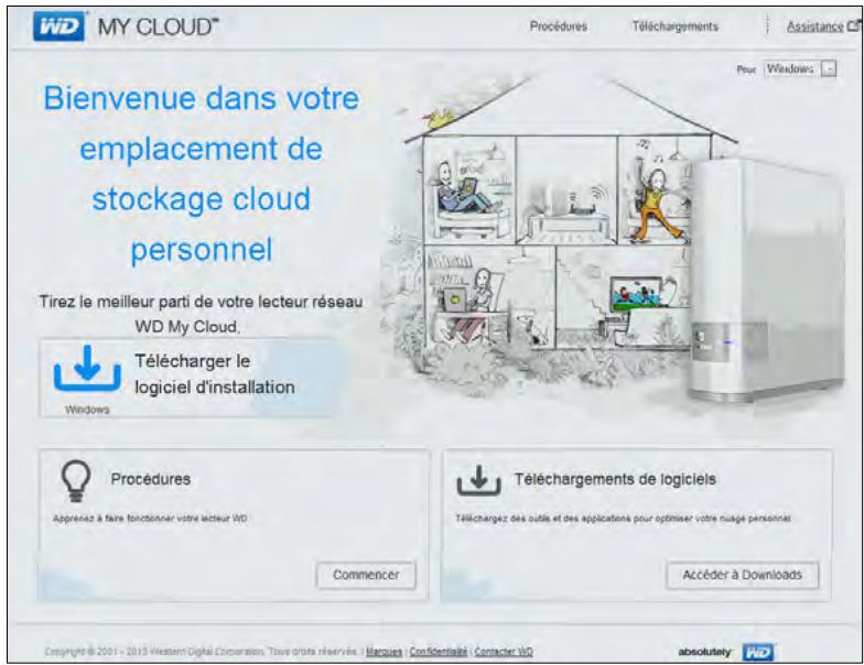 WESTERN DIGITAL MY CLOUD 3TO - Installation du logiciel WD SmartWare - 1