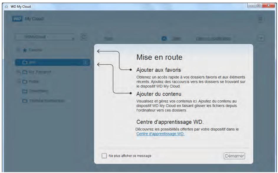 WESTERN DIGITAL MY CLOUD 3TO - Utilisation de l'app WD My Cloud for Desktop - 3