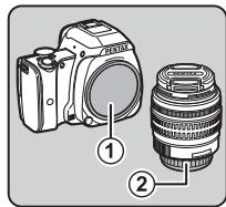 PENTAX K-S1 BLANC + 18-55MM - Montage d'un objectif - 1