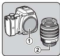 PENTAX K-S1 BLANC + 18-55MM - Montage d'un objectif - 1