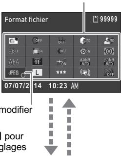 PENTAX K-S1 BLANC + 18-55MM - Utilisation de l'écran de réglage des paramètres - 1