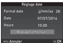PENTAX K-S1 BLANC + 18-55MM - Réglage de la date et de l'heure - 3