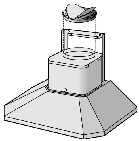 ARTHUR MARTIN AFC 658 X - Pour installer la cheminée en version évacuation - 9