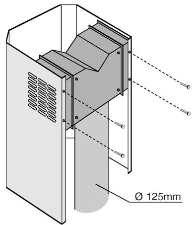 ARTHUR MARTIN AFC 658 X - Pour installer la cheminée en version évacuation - 7