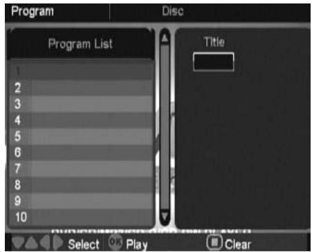 BRANDT BDVD1291 - Utilisation de la programmation pour la lecture de CD-DA, VCD et DVD - 1