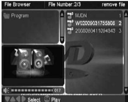 BRANDT BDVD1291 - Utilisation de la programmation pour la lecture de fichiers MP3/WMA/MPEG4/JPEG - 3