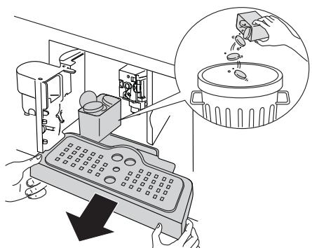 HOTPOINT-ARISTON MCK 103/HA X INOX - PREPARATION DU CAFÉ (AVEC DU CAFÉ EN GRAINS) - 1