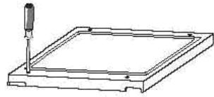 THOMSON THFZ165 - INVERSION DU SENS D'OUVERTURE DE LA PORTE - 1