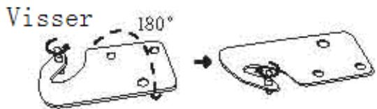 THOMSON THFZ165 - INVERSION DU SENS D'OUVERTURE DE LA PORTE - 5