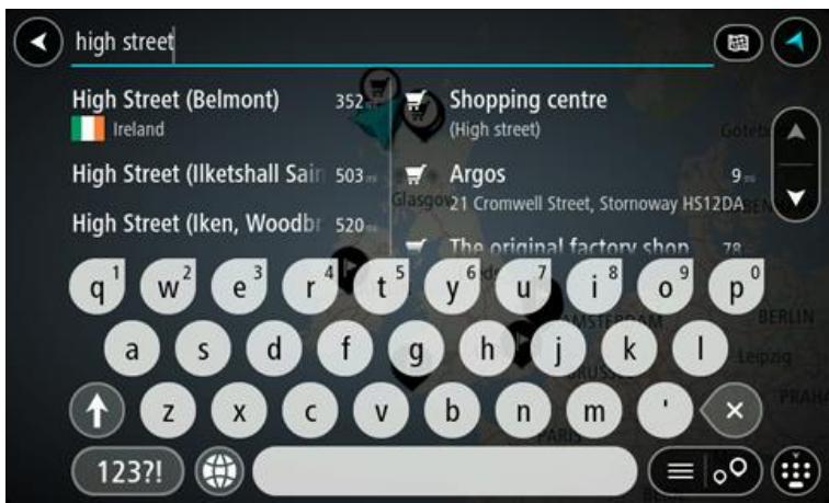 TOMTOM GO 6200 - Planifier un parcours avec une adresse à l'aide de la fonction de recherche - 3