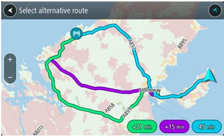 TOMTOM GO 6200 - Rechner un parcours alternatif - 1