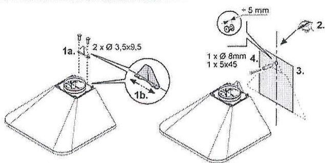HOTPOINT HES62FBKHA - Raccordement à un tube d'évacuation - 1