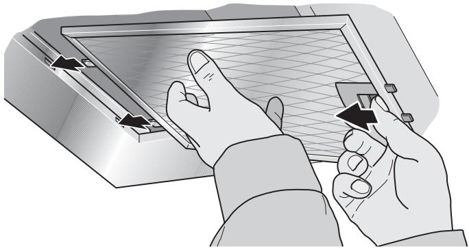 GAGGENAU AW 400-150Cc - Dépose et incorporation des filtres métalliques àGRAISSE - 1