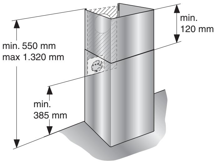 GAGGENAU AW 400-150Cc - Cotes de l'appareil (évacuation de l'air) - 1