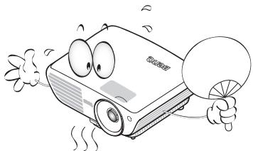 BENQ W1350 - Consignes de sécurité (suite) - 1