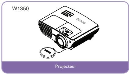 BENQ W1350 - Accessoires fournis - 2