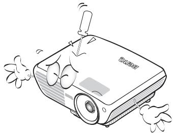 BENQ W1350 - Consignes de sécurité (suite) - 5