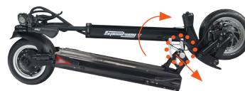MINIMOTOR STROTTINETTESPEEDWAY5BLACK - 1) Déplier le produit - 1