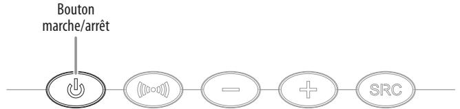 HARMAN KARDON SB 15 - Mise en marche et arrêt de la barre de son - 2