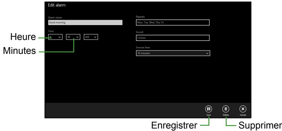 BUREAUASPIRE C24 865-005 - Comment puis-je configurer l'alarme ? - 1