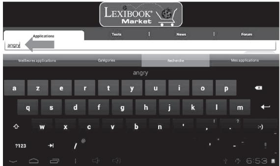 LEXIBOOK MFC195FRY - - Rechercher des applications sur le lexibook® market - 3